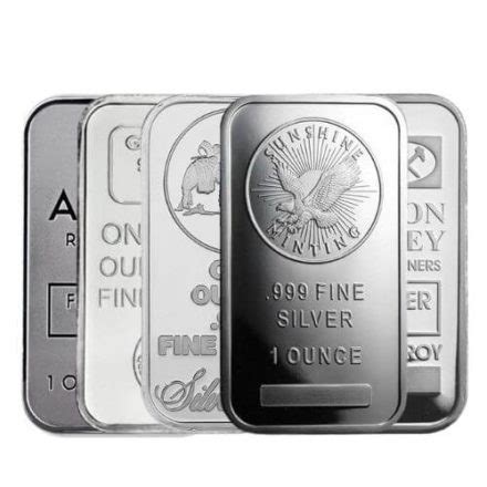 spot silver bars price.